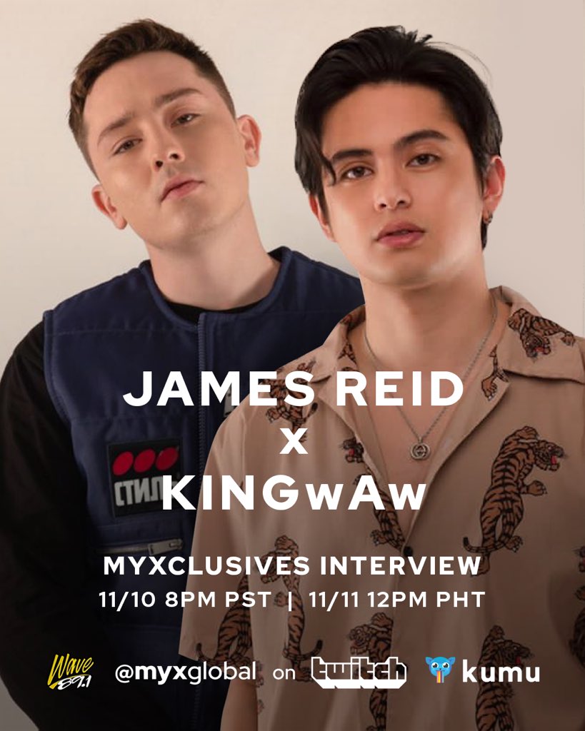 myxnews's tweet photo. #CarelessPH founders #JamesReid @tellemjaye & @BretJacksonCMM #KINGWaW join us today at 8P PDT. #JamesReid shares what’s new, working internationally with @transparentfeed & @fareastmovement, the @BillyCrawford prank & much more. Join us on @kumuph & https://t.co/Sppk6lxuza. https://t.co/YeaVkpcqdF