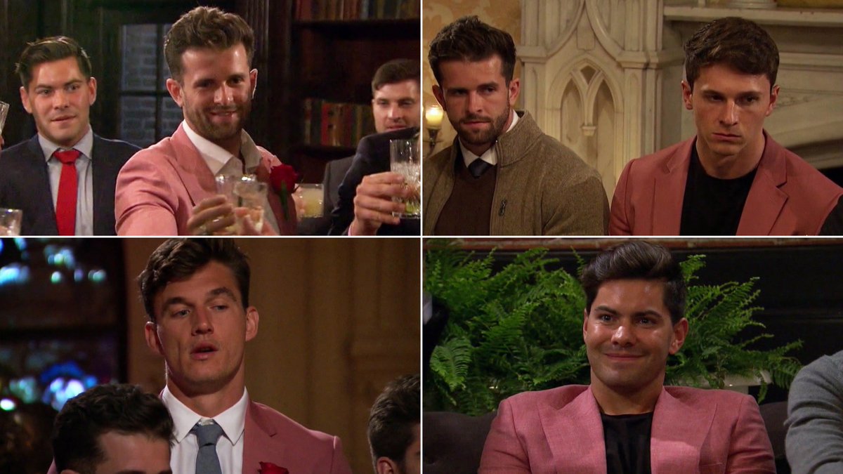 notthatbetch's tweet photo. Salmon jacket strikes again #TheBachelorette #BachelorNation @TylerJCameron3 https://t.co/qWBXI8EKUG