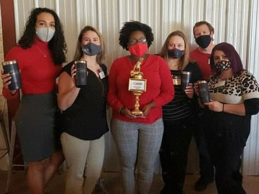 With 6 members traveling 242 miles each (for a total of 1,452 miles) to get to the fall state meeting in Lexington, the <a href="/vbjaycees/">VB Jaycees</a> went home with the coveted Member Mile Award! #VAJC2020 #VisualizeThenRealize pic.x.com/CZDjLM5JAo