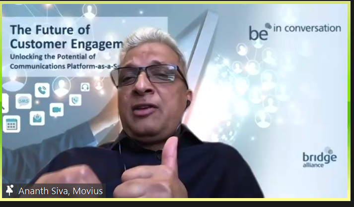 alliance_bridge's tweet photo. "#Telcos have a critical role to play particularly the infrastructure and high value services, and even customer experience" - Ananth Siva, @MoviusCorp #beinconversation #bridgeecosystem https://t.co/USRmGD6lEe
