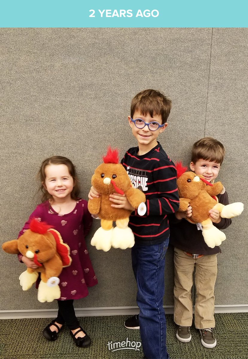 ⁦<a href="/Dr_Whitehouse/">Beth Whitehouse</a>⁩ check out this throwback from 2 years ago! I loved seeing these two Tatem 🐯s at the Library for some Turkey Trouble fun!  🦃 📖 #collsedu #tatemtweets ⁦⁩