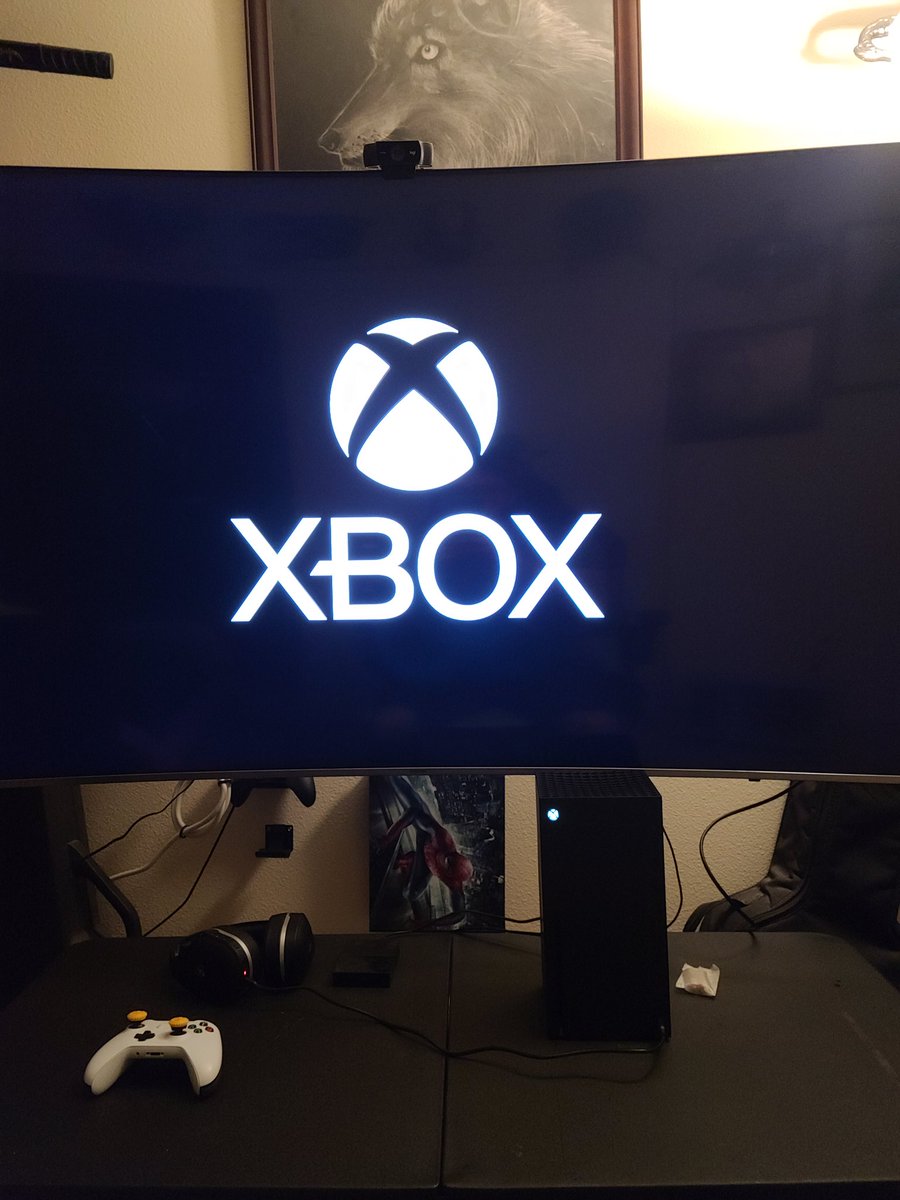 mentalmistake's tweet photo. My temporary setup for the #SeriesX took a while due to #errands but let's #rock https://t.co/Liku1VPU7M