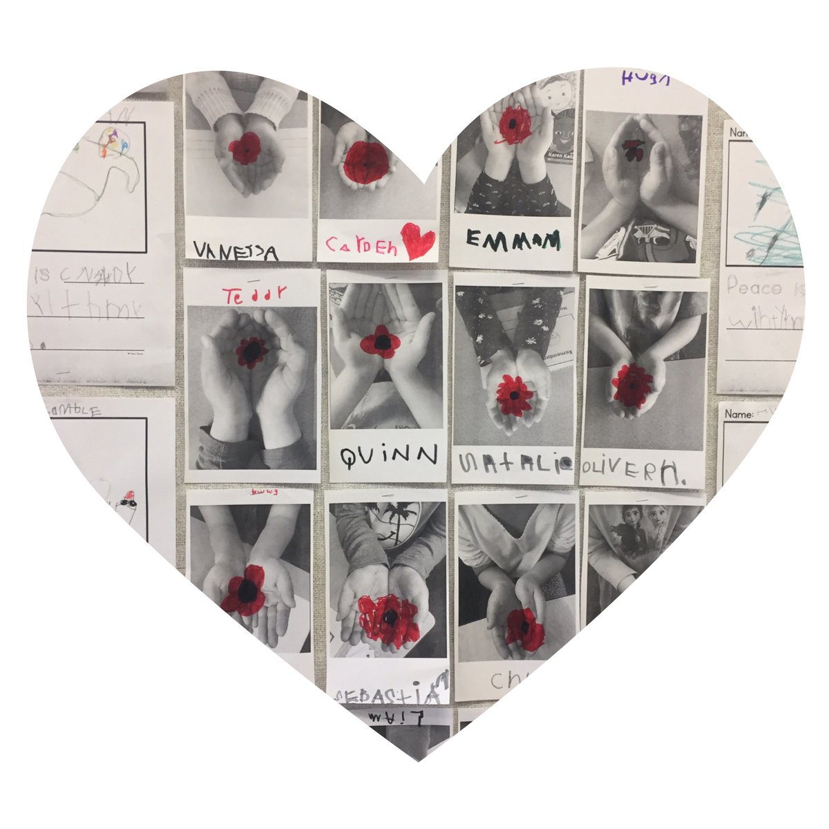 We have been learning about Remembrance Day and what peace means to us.  We are grateful for the sacrifices our veterans made so we can enjoy living in a peaceful country 🇨🇦 #LestWeForget <a href="/tdsb/">Toronto District School Board</a> <a href="/EarlyYearsTDSB/">TDSB Early Years</a> <a href="/ms_donofrio/">Milla D’Onofrio</a>