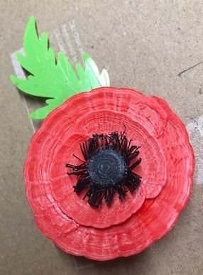 WarringtonDigi1's tweet photo. o commemorate Remembrance Day, I've 3D printed a Remembrance Poppy Broach πΊ However, to compensate for making a poppy rather than buying one, Iβve also made a donation to The Royal British Legion πΊ
#MadeDigital #LibrariesFromHome
https://t.co/flVZGbdc9F https://t.co/4ahvcvObtf