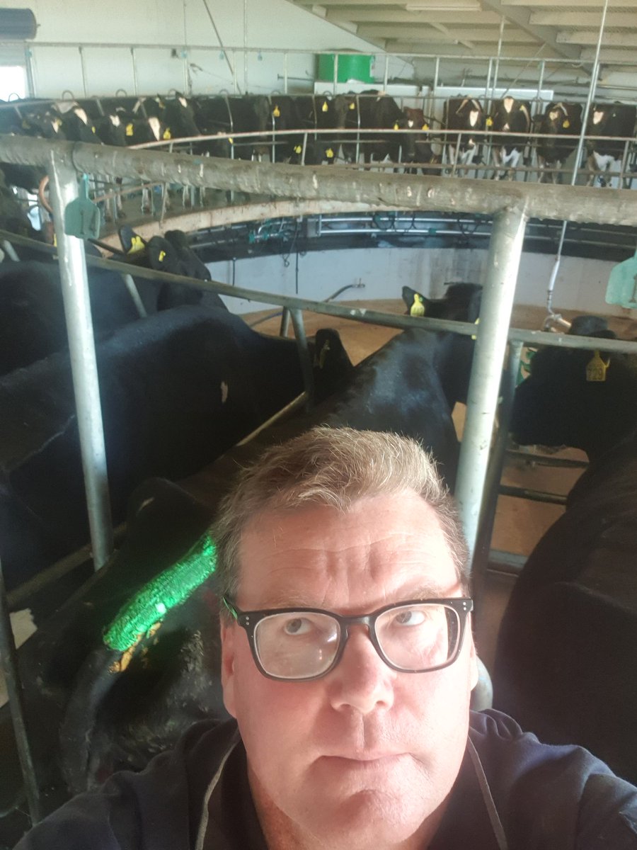 dairymanNZ's tweet photo. Fun fact: Merv Hicks of Taranaki was inspired to design a rotary milking platform shortly after buying his wife their first Hill's Hoist rotary clothesline
#FarmingWithKreg https://t.co/3DOVx63pgq
