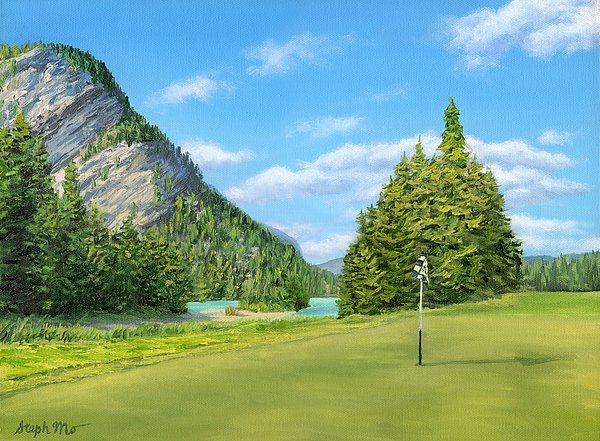 stephmoraca's tweet photo. New artwork for sale! - "Tunnel Mountain in Banff" - https://t.co/MKwxUCfcEz @fineartamerica https://t.co/5bCVqAg0IA