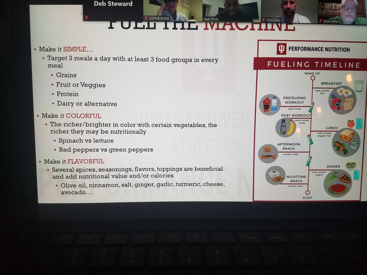debsteward's tweet photo. Thrilled to have Isaac Hicks from @IUHoosiers talking to our @HWSAthletics student-athletes about fueling their bodies #Learning #GettingBetter #FueltheMachine #StrongerTogether https://t.co/yoFHdEMqJN