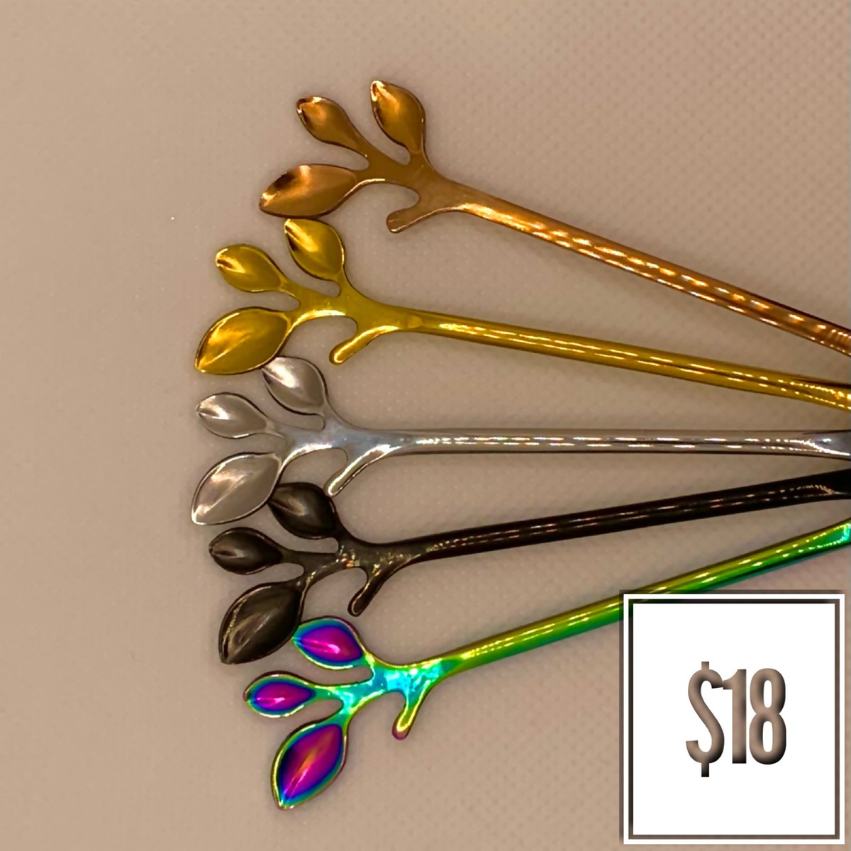 DawstonShop's tweet image. #spoonring #spoonrings #forkring #forkrings #jewelry #rosegold #gold #silver #blackchrome #rainbow #trichromatic