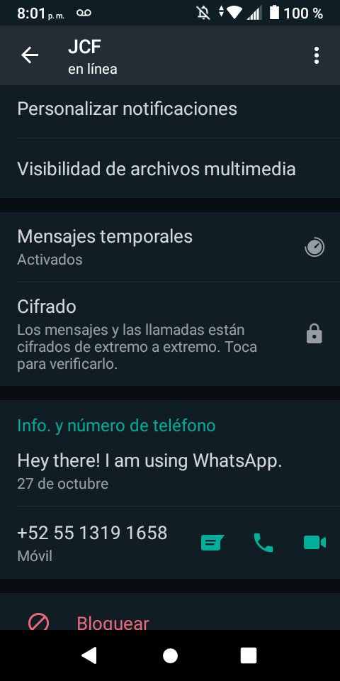 LikeTehuacan's tweet photo. @WABetaInfo Hello friends of wabetainfo I share with you that I already have the function of temporary messages with this update. https://t.co/Nv70vYWzu9
