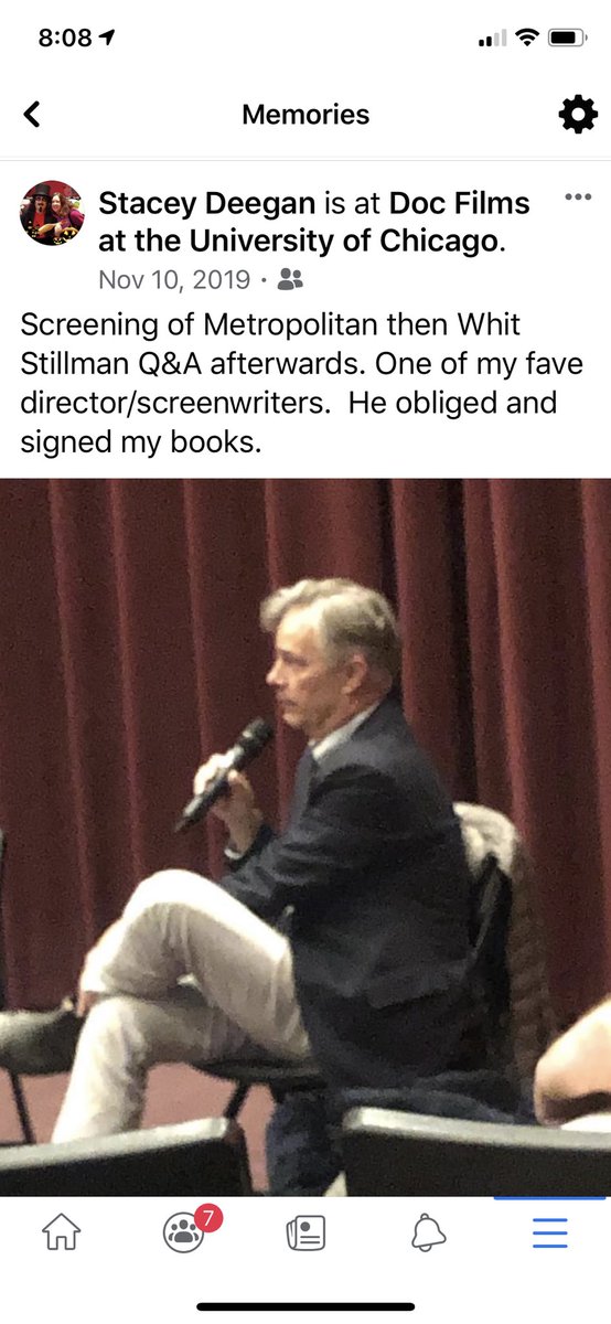 StaceyMDeegan's tweet photo. @WhitStillman Good to see you at the University of Chicago last year. Thanks for signing my books. Stay safe https://t.co/WZwN88jCsD