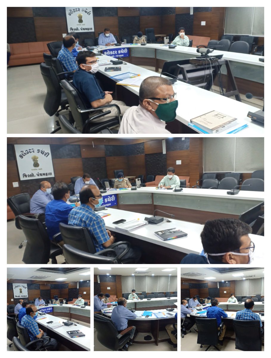 માન.ACS, RD/HOMEના અધ્યક્ષપદે યોજાયેલ કોવિડ-૧૯ રિવ્યું VCમાં એક્ટિવ કેસ,કોન્ટેક્ટ ટ્રેસિંગ,સર્વેલન્સ,ધન્વંતરિ રથની કામગીરી,પિન્ક હોટસ્પોટ વિ. અંગે મળેલ સૂચનાઓ અન્વયે સબંધિત અધિ.શ્રીઓ સાથે બેઠક યોજી જરૂરી સૂચનાઓ આપવામાં આવી.<a href="/CMOGuj/">CMO Gujarat</a> <a href="/PradipsinhGuj/">Pradipsinh Jadeja</a> <a href="/pkumarias/">Pankaj Kumar</a> <a href="/rmanjhu/">Rajesh Manjhu</a> @GujHFWDept