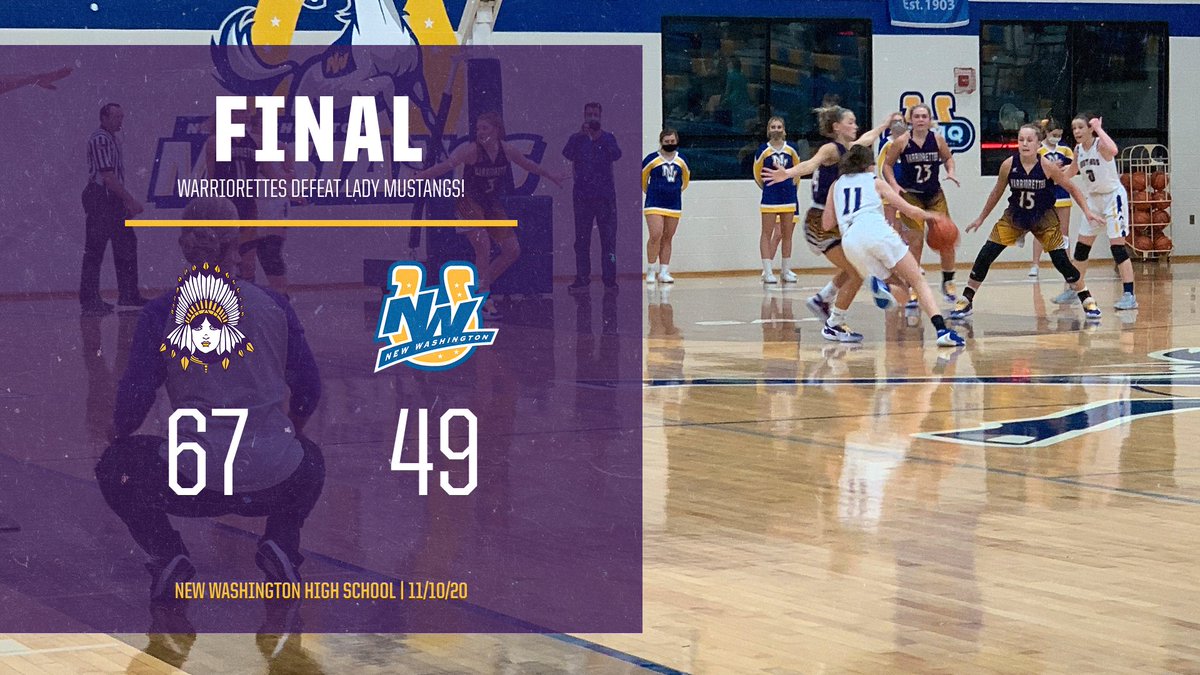 scsd2athletics's tweet photo. Warriorettes defeat New Washington 67-49! https://t.co/Bqj2MGLWBB