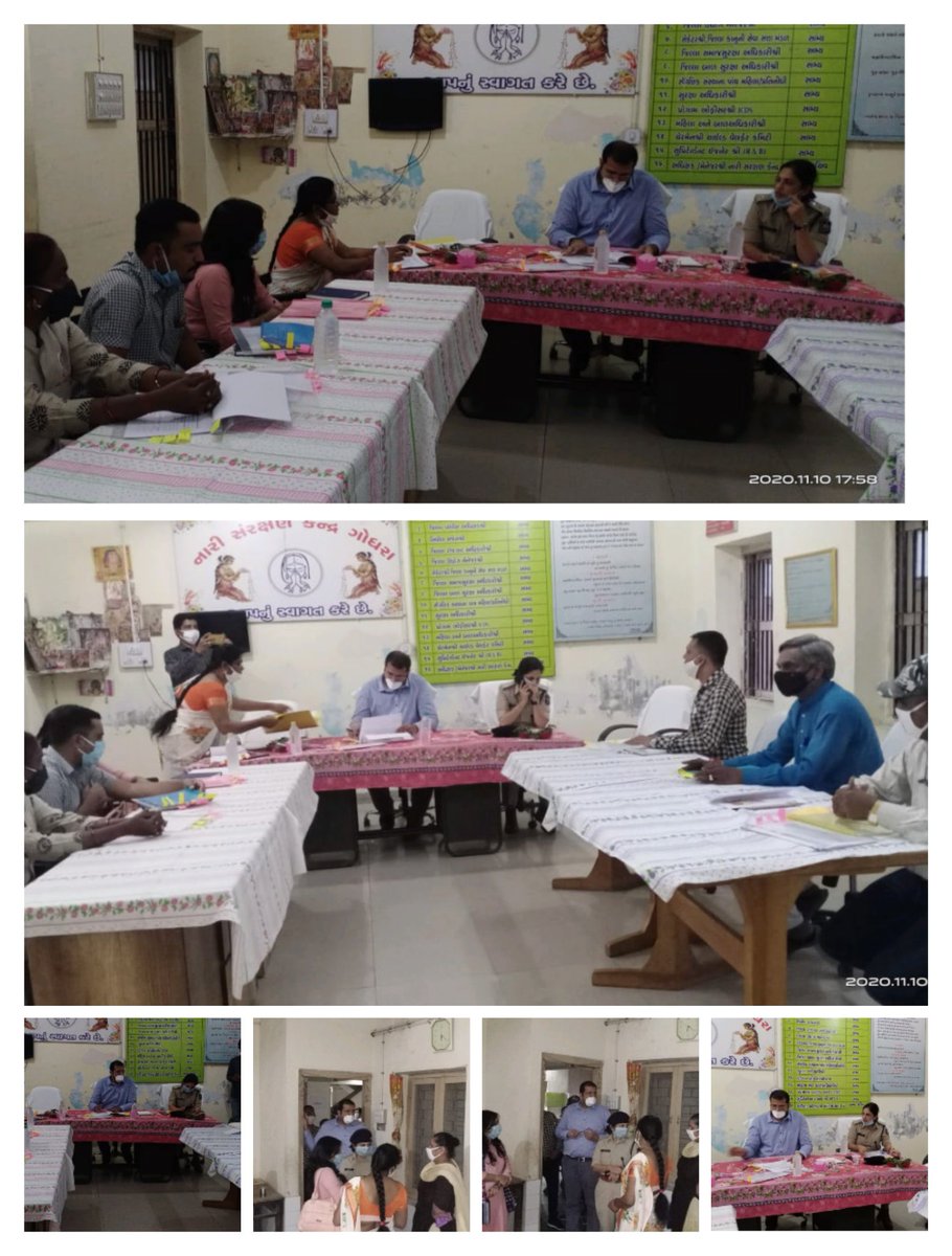 સખી 1-સ્ટોપ સેન્ટર નારી ગૃહ વ્યવસ્થાપક સમિતિની બેઠક યોજી કેન્દ્રની આશ્રિત બહેનો સાથે વાર્તાલાપ,કેન્દ્રની મુલાકાત,રિકરિંગ &amp; નોન રિકરિંગ ખર્ચ,IEC પ્લાન તથા વન સ્ટોપ સેન્ટર માટે જમીન વિ. અંગે વિગતવાર ચર્ચા કરી જરૂરી સૂચનાઓ આપવામાં આવી.<a href="/CMOGuj/">CMO Gujarat</a> <a href="/PradipsinhGuj/">Pradipsinh Jadeja</a> <a href="/pkumarias/">Pankaj Kumar</a> <a href="/WCDGujarat/">Women & Child Development, Govt of Gujarat</a>