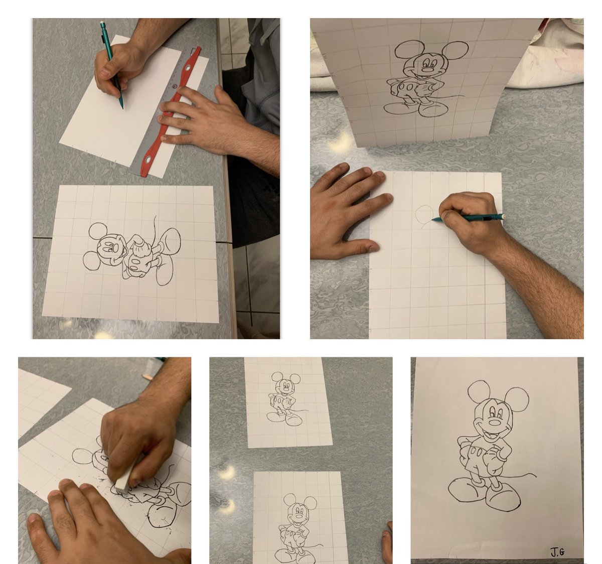 Maria_C0397's tweet photo. Today I introduced gridding to Jonathan. To show him how he can realistically draw objects and eventually people. We started off with something easy to draw. Next week I plan to incorporate the grid and shading. He really enjoyed this lesson! @YEPeducation #LetsTeachAdults https://t.co/AGM7PO49yU