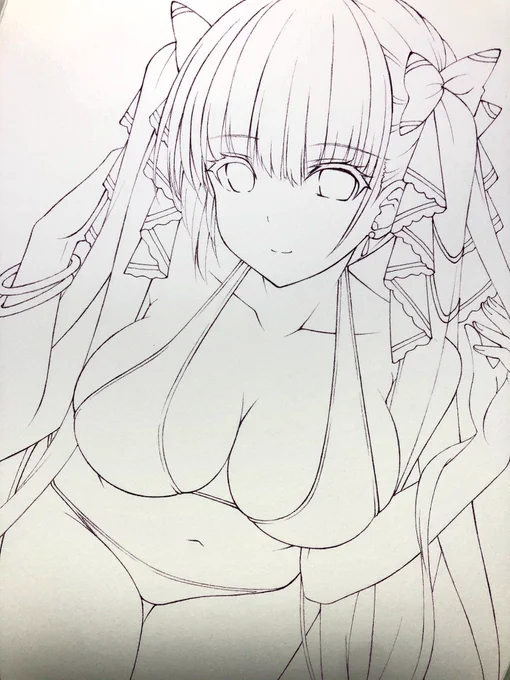 フォーミダブルさん描いてます。
ペン入れまで終わりました。
#アナログ #フォーミダブル
#アズールレーン #アズレン #水彩
#おっぱい #アナログ #アクリル
#イラスト好きさんと繋がりたい 
#絵描きさんと繫がりたい 
#誰か優しい人が拡散してくれてフォロワーさんが増えるらしい 