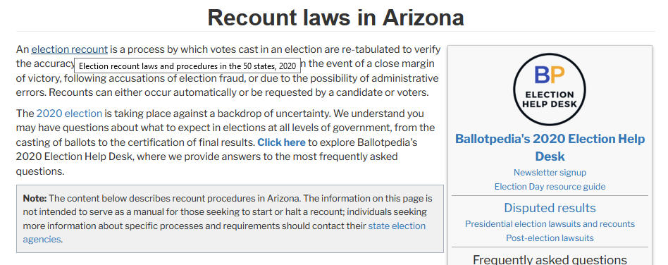 D Brett Richardson On Twitter Arizona Recount Rules Via Https T Co 8xwrehteu7 Recount Arizonavote Arizonavote2020