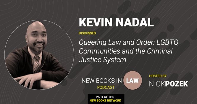 Thank you @nickpozek and @NewBooksLaw for a lovely podcast interview about my newest book #QueeringLawAndOrder! Listen during your commute from your bedroom to your desk. #QTPOC #LGBTQ #QueerStudies #ThisIsWhatAProfessorLooksLike newbooksnetwork.com/queering-law-a…