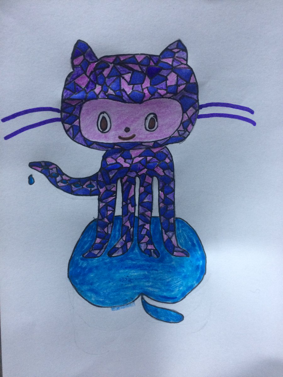 GitHubEducation's tweet image. Congrats to @PrifyPhilip for winning the #HackKState #MyOctocat contest! And to everyone for participating 💖 😁