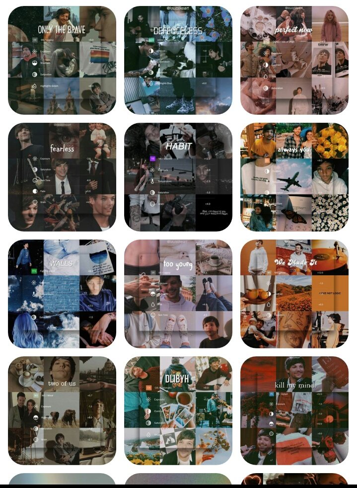 nananotfine's tweet photo. Abro hilo de filtros de vsco inspirados en canciones de Louis que encontré en esta cuenta de Pinterest 📷 https://t.co/qpBBsF2KAx