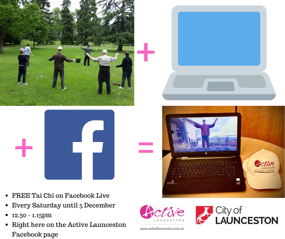 Who said they didn't like maths? Join us every Saturday at 12.30pm for a virtual Tai Chi session