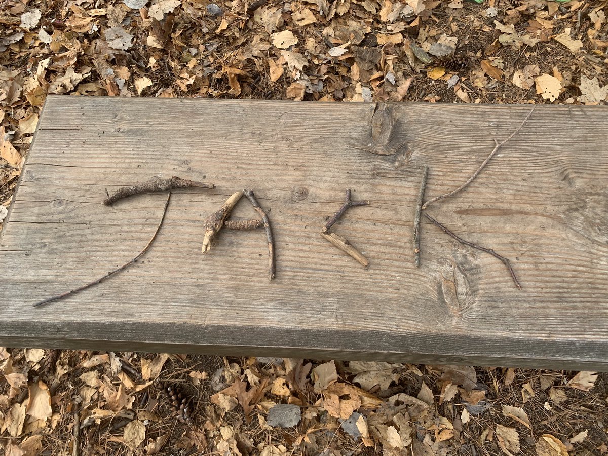 pawspvpstoread's tweet image. A beautiful day to be outside today @PortageView We shared a fantastic book by author and illustrator @juanamartinez and then celebrated our names! #GlobalReadAloud We made plans for making the story for our names.