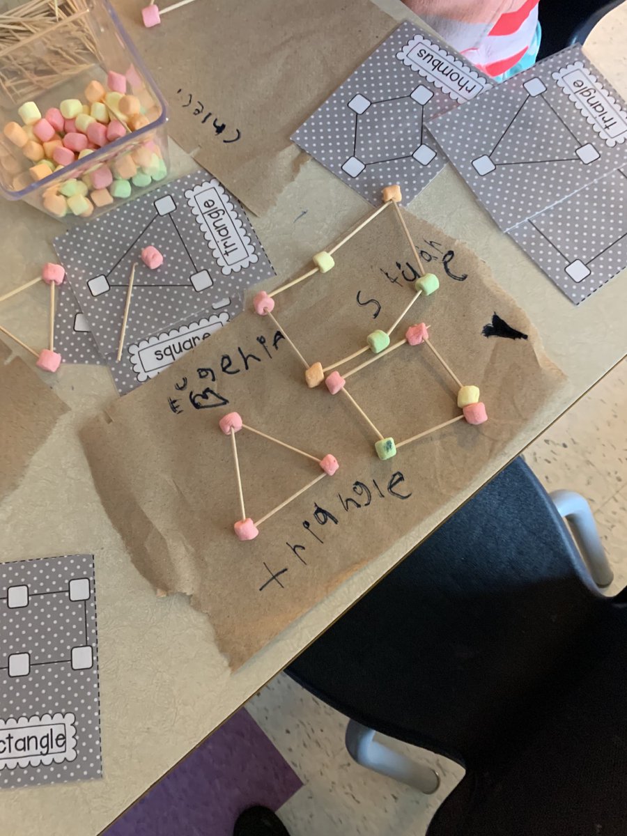 Students were busy constructing 3D shapes using reference cards, marshmallows &amp; toothpicks. ⁦<a href="/alcdsb_mich/">St. Michael CS</a>⁩ ⁦<a href="/ALCDSB_Kinder/">ALCDSB Kindergarten</a>⁩ ⁦<a href="/MissFajardoC/">Claudia Fajardo (She/Her/Ella)</a>⁩ ⁦<a href="/McLennan1977/">Deanna McLennan Ph.D</a>⁩ ⁦<a href="/eriksonmath/">Erikson Early Math</a>⁩ ⁦<a href="/kinder_math/">KinderMath</a>⁩