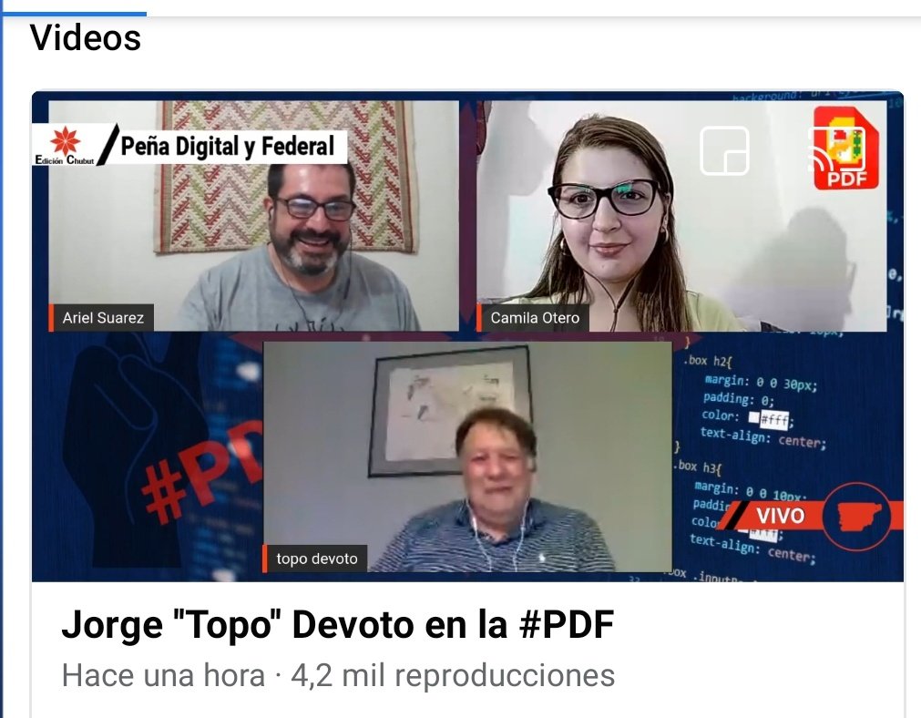 pjdigitalchubut's tweet photo. Gracias por tu visita compañero Topo Devoto excelente peña junto a @ari_suarez @MaikaDiaz5 y Camila Otero.
Cuantas historias y recuerdos #NestorVive https://t.co/T9dDN5586s