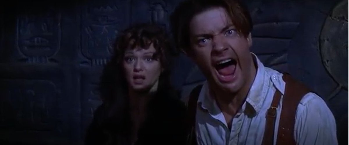 The Mummy (1999)Apparently there was this whole thread about it, you should look it up.