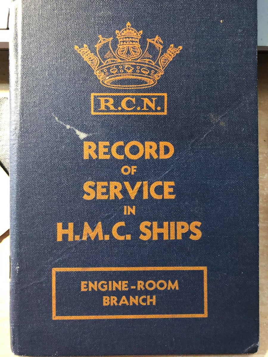 Here's his record of service book. It's pretty neat to have it because it gives you the information to find out where he was and when.