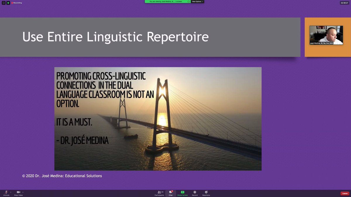 HazelCmtz's tweet photo. Any day I get to spend the day learning from “el mero mero” Dr. Medina, is a great day! Best part was learning alongside my great colegas! Reflection Q: Are you supporting or dismantling educational systems of oppression? @JoseMedinaJr89 #MultilingualManor https://t.co/X8lUc0QizK