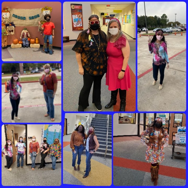 CounselingHMQ's tweet photo. 60th day of School @HolmquistES #OneAlief @AliefISD @KingtheCounsel1 @Holmquist_Tech we even had A Beatle! #SgtPepper @AliefCounseling https://t.co/g6qmTVuO1p