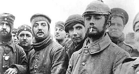 Indeed, for all the patriotic fervour the elite drummed up, the greatest threat to the war effort was that working class soldiers would realize the enemy was not the German but the general. Front line truces (like that famous xmas eve) were common and heavily punished. (26)