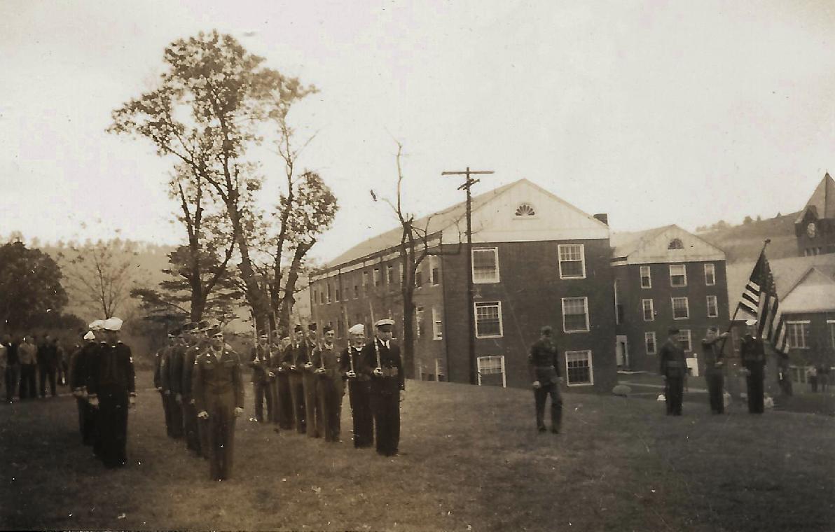 Right out of the service he went to Glenville St College on the GI Bill. I wanted to do this to show you what Veteran's Day 1946 looked like on campus. The building in the 2nd pic is the science building. 15 years later, he taught there on the 3rd floor.4/