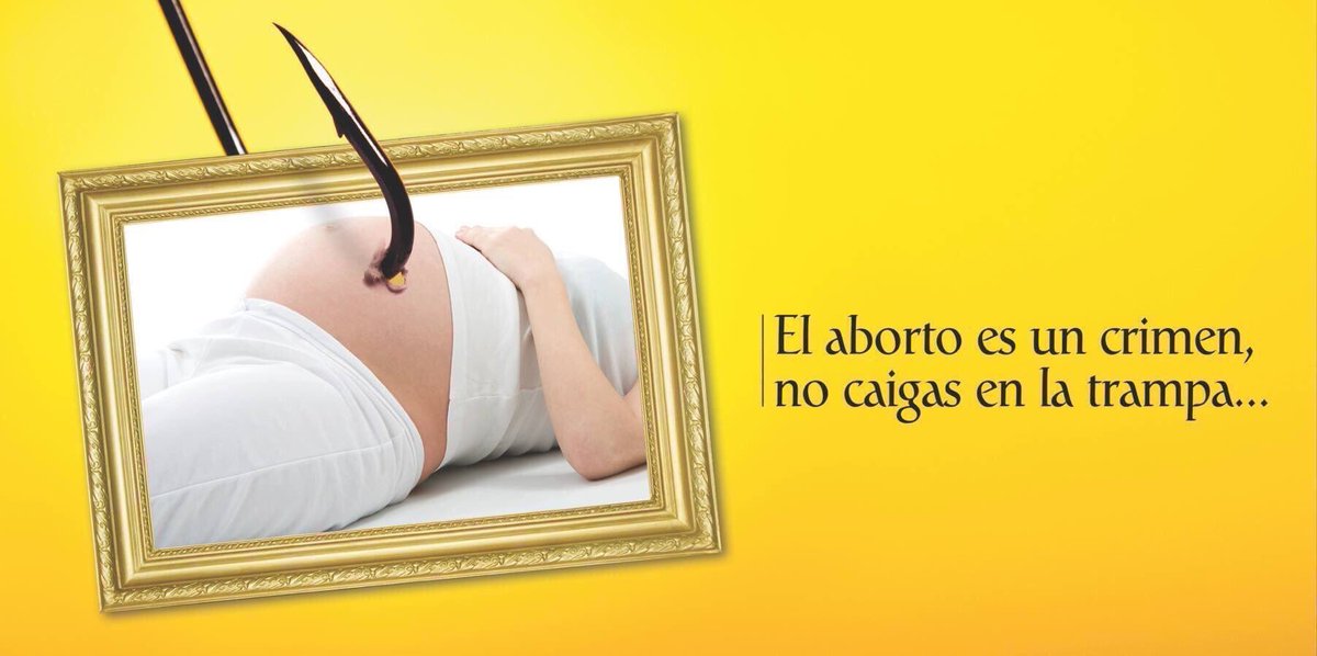 porlavida2014's tweet photo. "El #aborto es un crimen, no caigas en la trampa". 
Di: #SiALaVida https://t.co/snpD6xmUy0