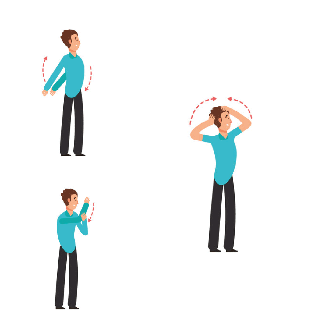 Zbc_Center's tweet photo. Our 10 favorite #office_exercises that you can do in 10 minutes:

Triceps Dips.

Arm Pulses.

Arm Circles.

Chair Squats.

Calf Raises.

Seated Bicycle Crunches.

Lower-Abs Leg Lifts.

Neck Rolls.
 #sevicedoffices #officedesk
#officelife #exercise https://t.co/W3Jcz74xxw