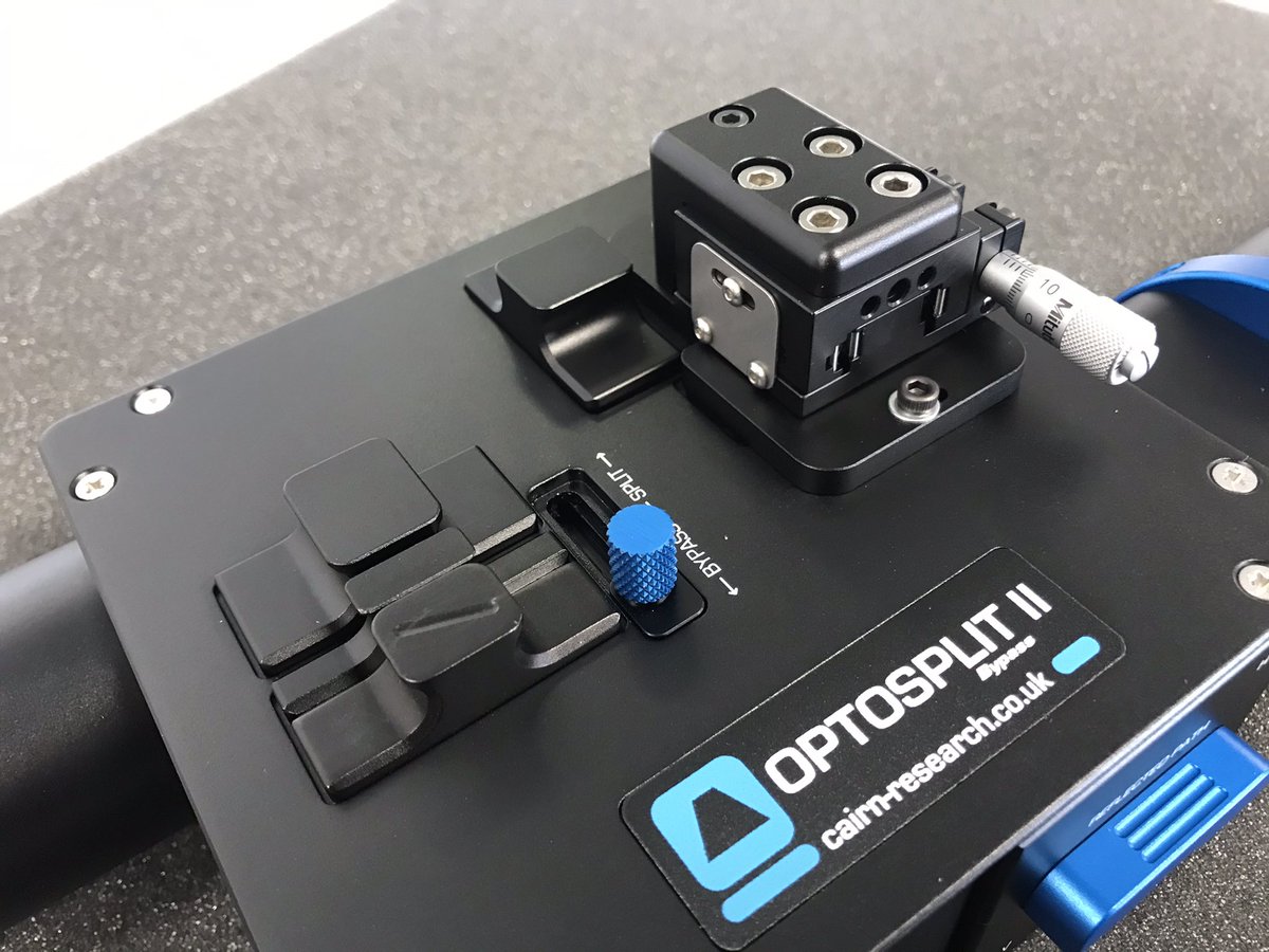 Cairn_Custom's tweet photo. Customised Optosplit Bypass to accommodate a lens at the pupil plane position. 👍@Cairn_Research #customdesign #Microscopy #cairnworkshop #optosplit https://t.co/5Plekozk9b
