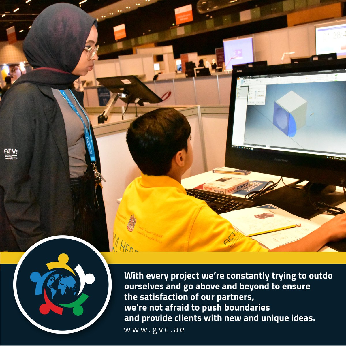 globalvisionae's tweet image. With every project, @globalvisionae constantly trying to outdo ourselves and go above and beyond to ensure the satisfaction of our partners, we&apos;re not afraid to push boundaries and provide clients with new and unique ideas.

#globalvisionae #technologyinnovators #AbuDhabi #UAE