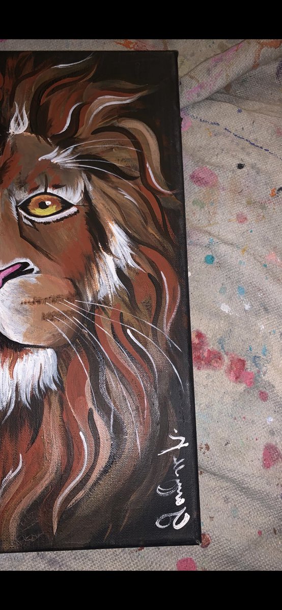 #blackart #blackartist #artist #art #acrylicpainting #painting #blackpaintings #lion #lionpainting #lionart #phoenixart #phoenixartist