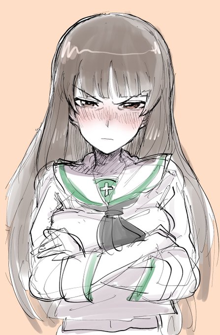 ガルパン全然詳しくないけど
この人の制服姿は何度も見た気がする 