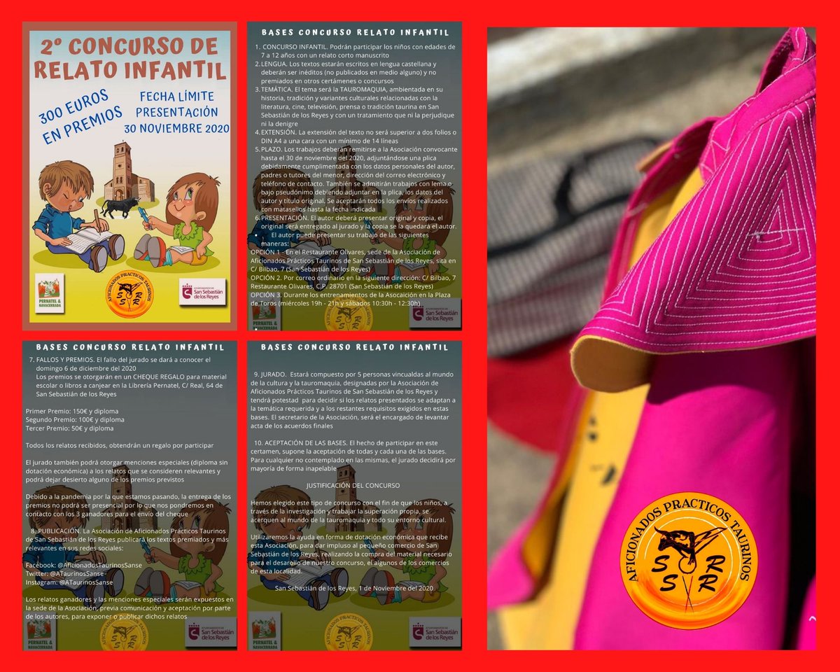 Debido a los ataques e insultos por parte del colectivo antitaurino por el II Concurso de Relatos Infantiles, reivindicamos la libertad para que los niños asistan a una plaza de toros y puedan expresar sus sentimientos hacia la tauromaquia con este Concurso