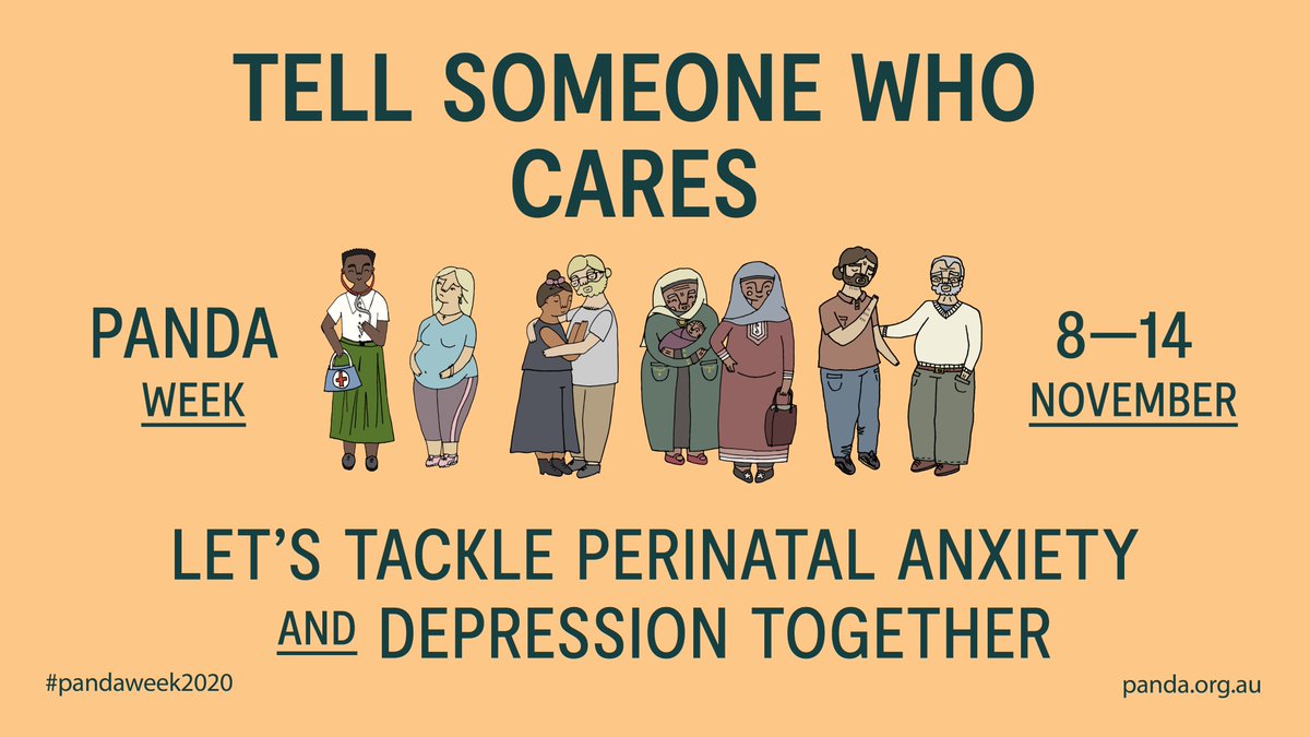 ruokanyday's tweet photo. One in five expecting or new mothers and one in ten fathers will experience anxiety and/or depression, affecting around 100,000 families across Australia every year.
This #PANDAWeek learn more about the signs and symptoms, or find support at https://t.co/BGOH6jUODR https://t.co/9snSLb8CZh