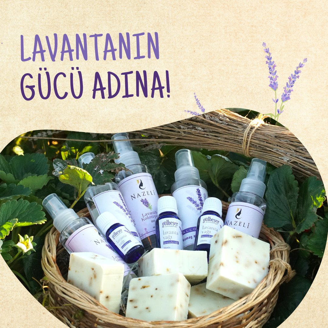 Lavantanın benzersiz gücünden yararlanarak ürettiğimiz yeni ürünlerimiz geldi! 😍 #Lavanta yağı, lavanta sabunu, lavanta kolonyası veya lavantalı dolap veya yastık kokusu gibi ürünlerimizi #Çilek Evi'nde bulabilirsiniz!