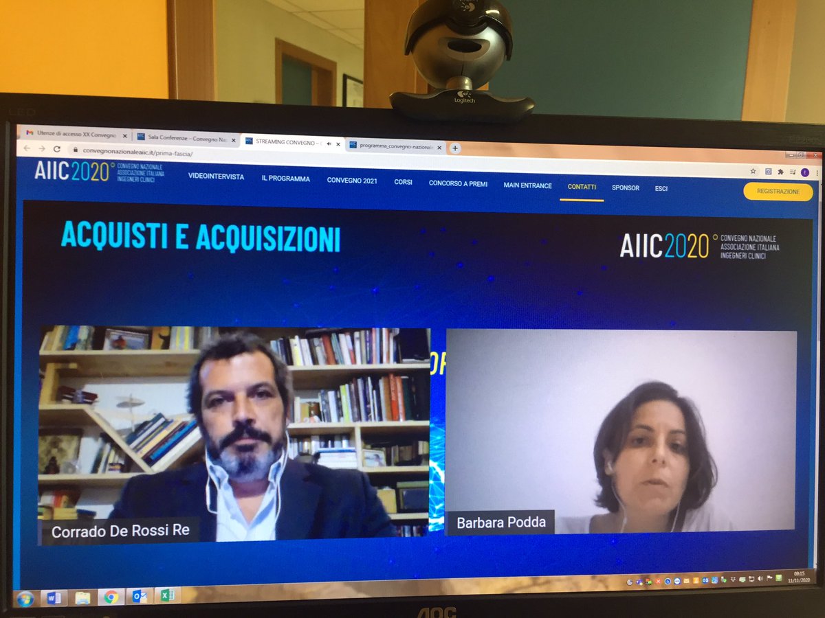 ester_caimo's tweet photo. Convegno Nazionale @AIIC_IngClinici, quest’anno interamente dedicato all’emergenza sanitaria ed al ruolo delle tecnologie sanitarie.
È mancato il coordinamento tra i livelli di approvvigionamento. Ripartire dalle competenze, dalle tecnologie, dall’organizzazione. https://t.co/HsDh4cPzcB