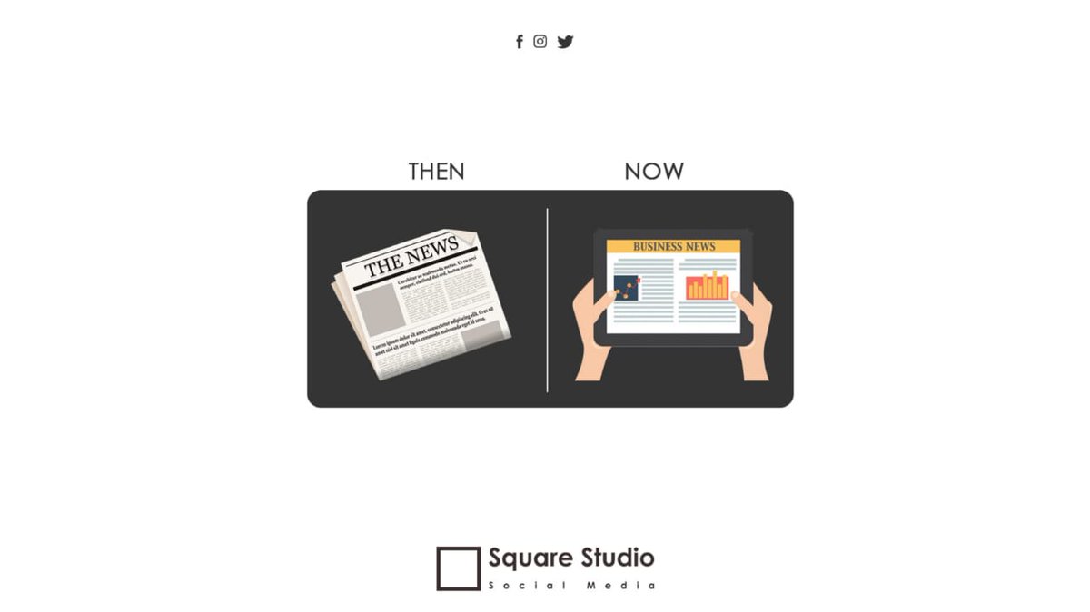 ikkumbhani's tweet photo. 1 decade ago, we used to use newspapers more than digital news, but time change, now every news we read is most of the time is in our tab or mobile or computer.
There will be a time when the paper will be outdated.
#now #then #compare #squarestudio https://t.co/wAClgVpgtS