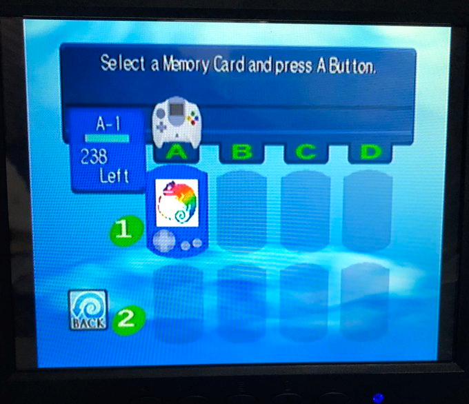 tsongihy's tweet photo. Good Jobs 
Upgrade 40blocks and show BROOK LOGO in the Wingman SD

#SEGA60th #Dreamcast #VMU #GDEMU #WingmanSD https://t.co/HJ3gUZseQW