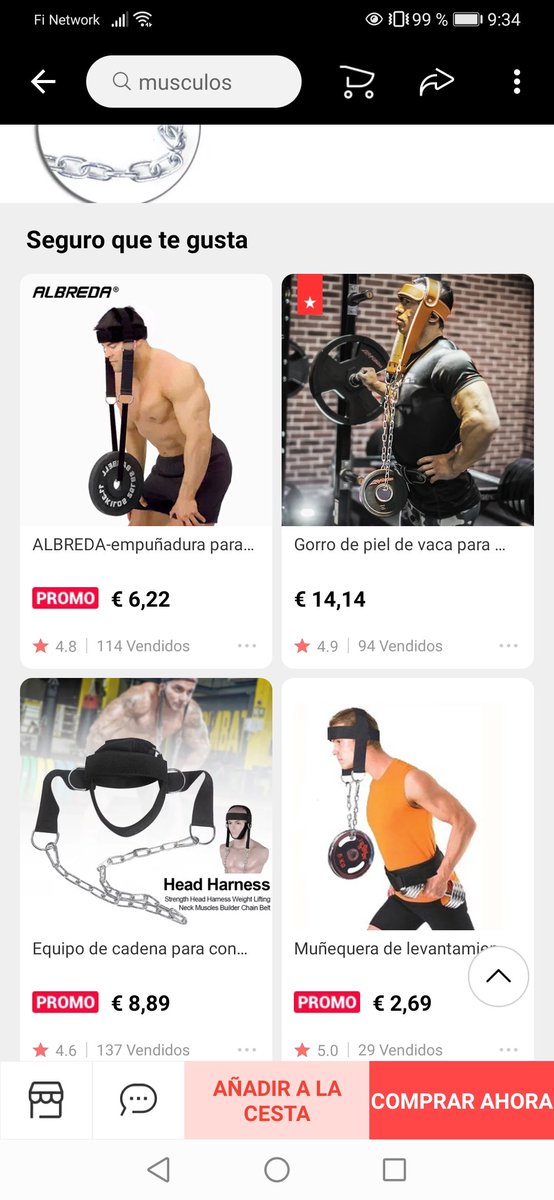 Chavales hoy es 11.11 y en Aliexpress hay muchas ofertas, pero esta merece la pena.

Si estáis cansados de confinamientos, no lo dudéis, ya os podréis partir el cuello con estilo.

PD La cadena y la pesa no están incluida