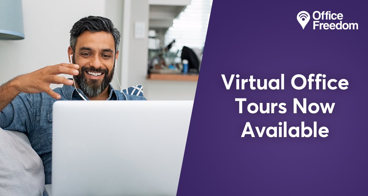 When your thoughts turn to looking for your next office, our virtual tours enable you to browse in safety and comfort. Many flexible workspace operators are now offering virtual tours of their offices. Contact us today officefreedom.com/company/reques…

#virtualtour #flexibleworkspace