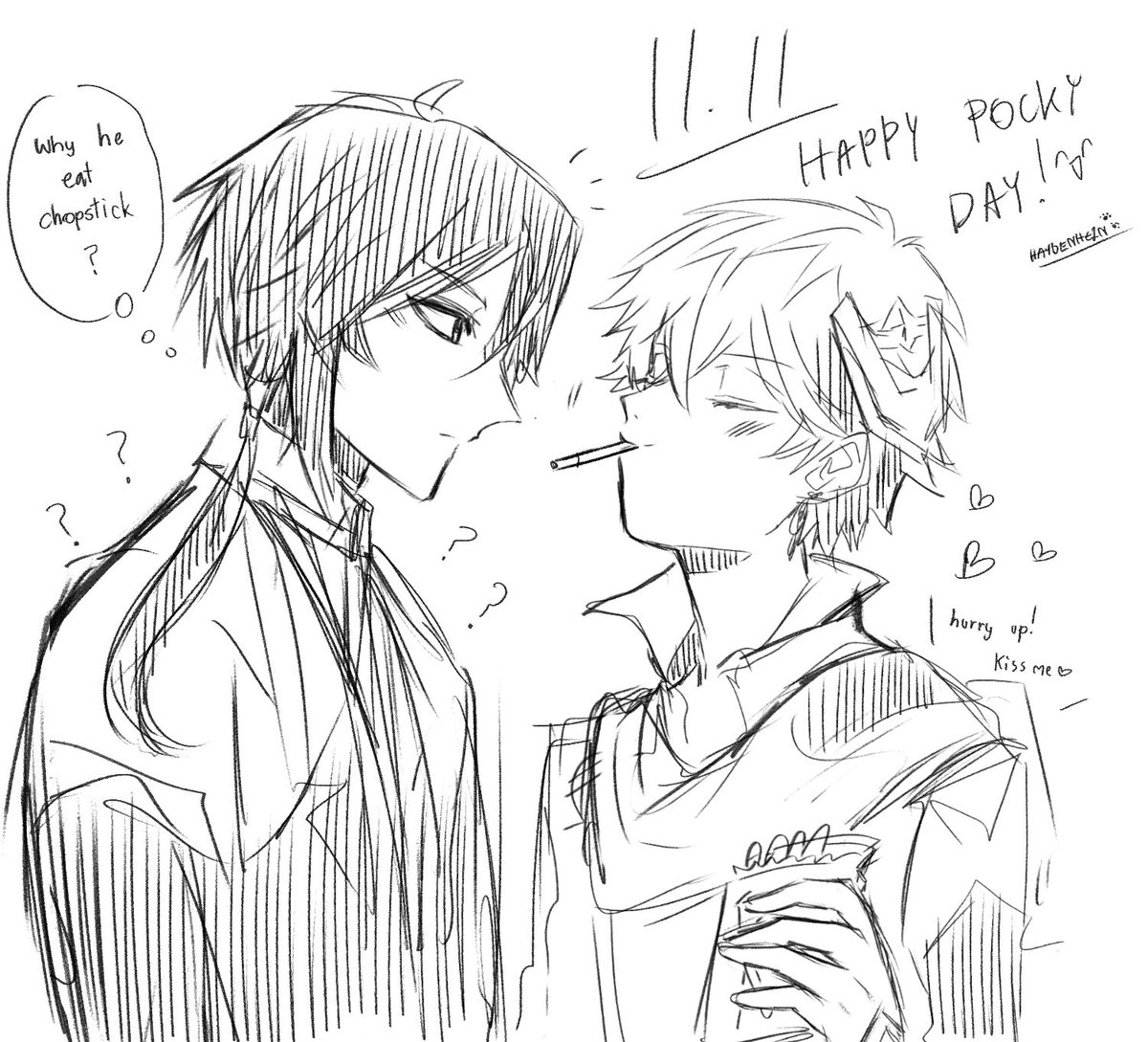 「zhongli n childe happy chopstick day ? 」HAYDENHEINの漫画