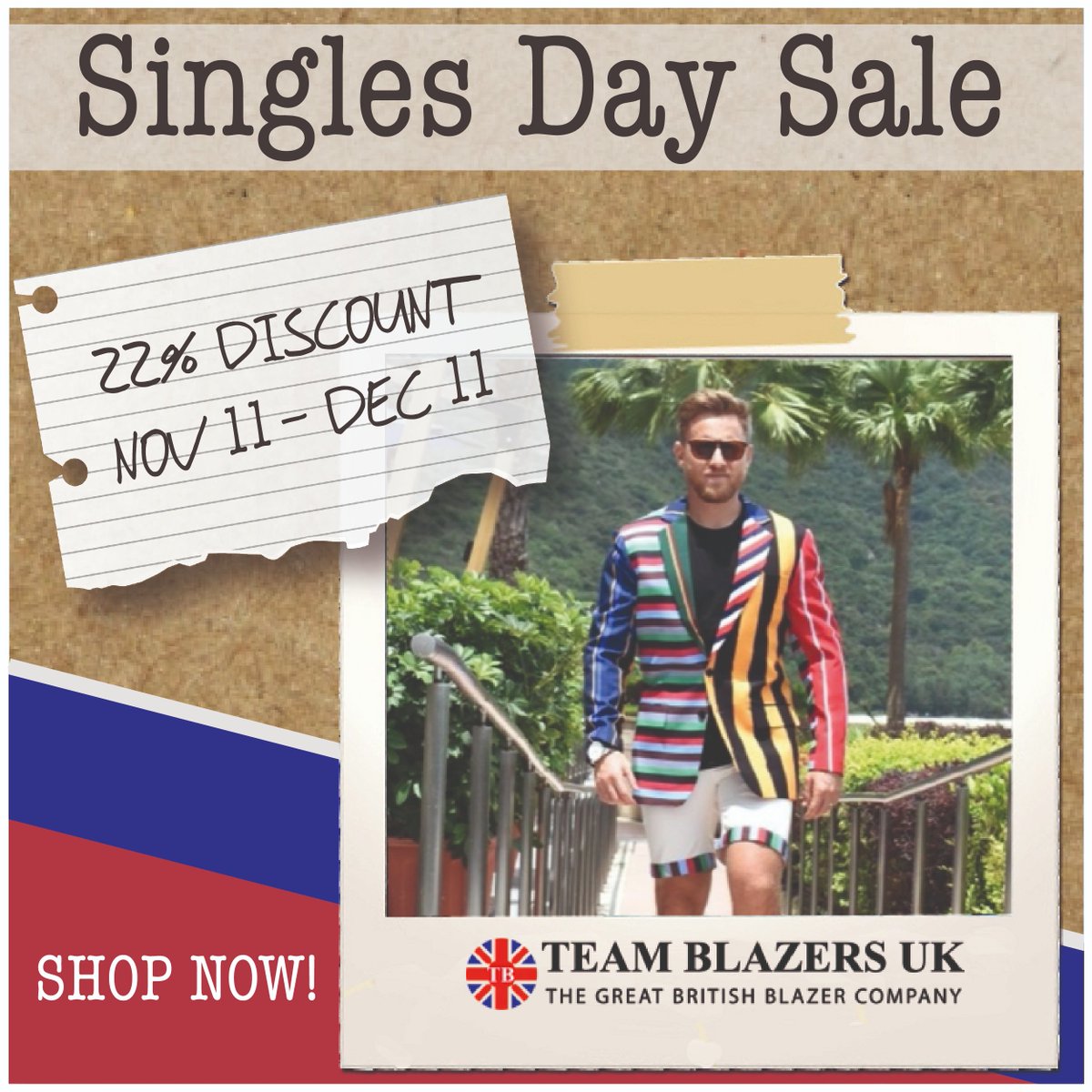 Take advantage of our 11/11 Singles Day Sale now!
Use Code: SINGLESSALE2020 for 22% Discount off any item on our store! 😎👍🎁
Perfect for Xmas Presents! 🎄🤶
#Christmas #SinglesDay #Sales #TeamBlazersUK #BlazersUK