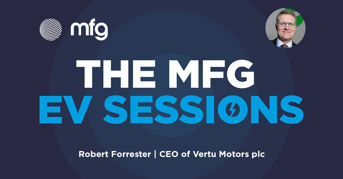 Just 1 week to go! ⬇️

⚡MFG EV SESSION 4 ⚡

💬  A conversation with Robert Forrester, CEO of @vertumotors and MFG EV experts.

🖱️ Register now for the virtual session:  eventbrite.co.uk/e/mfg-ev-sessi… 

🗓️  Wed, 18 November 2020 

⏰ 12:30 – 13:30 GMT

#Vertu #MFGGroup #EVSessions